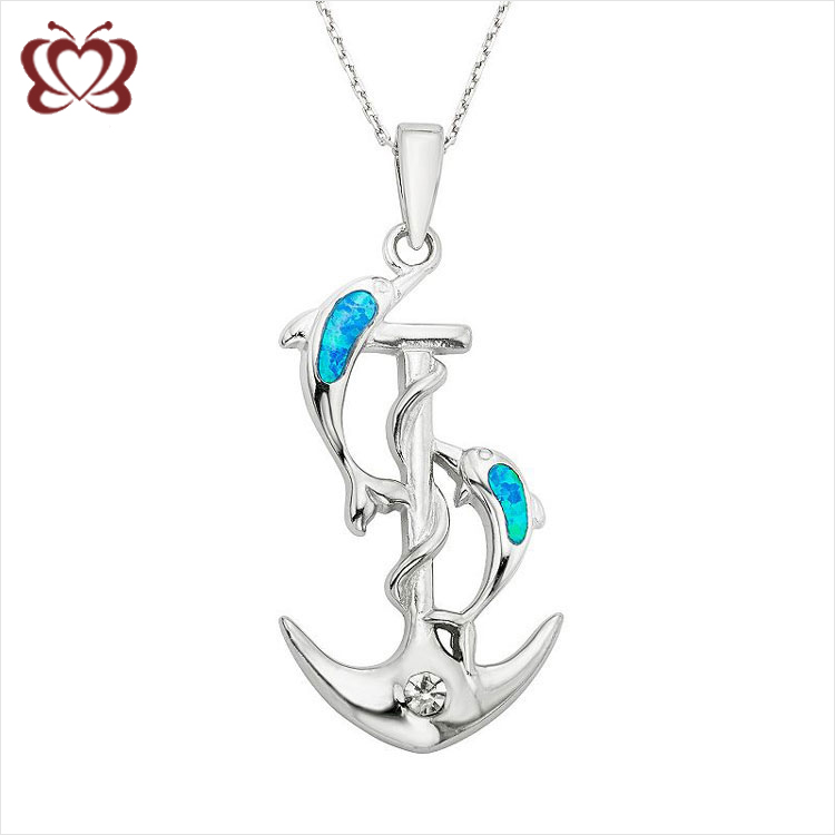 Best friend anchor necklace Clearance