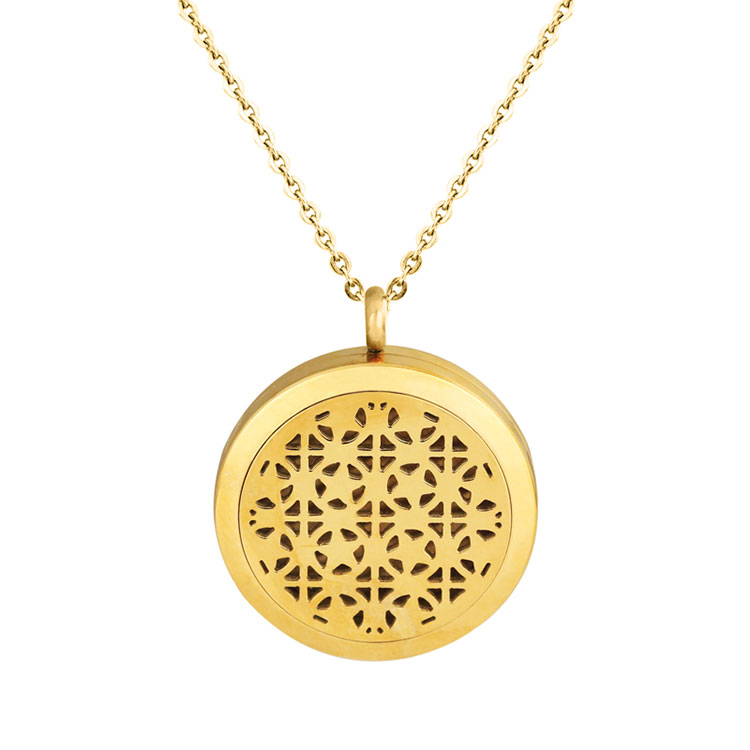 Wholesale gold diffuser necklace for men Marlary Jewelry