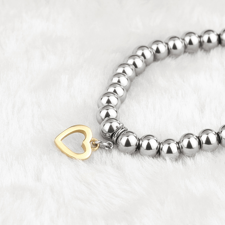 cheap charm bracelets for women Dangle Open Heart Cheap Charm Bracelets for Women