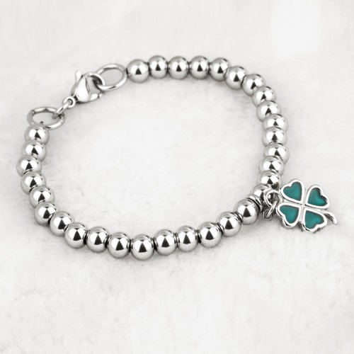 charm bracelets for girls cheap Flower Stainless Steel Special Charm