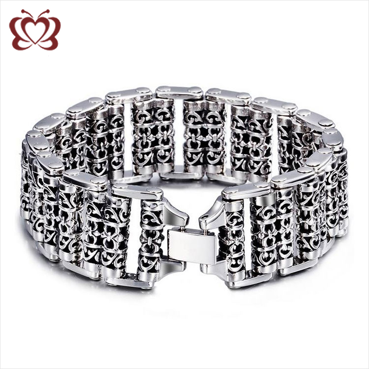 stainless steel bracelets for men wholesale | gothic stainless steel ...