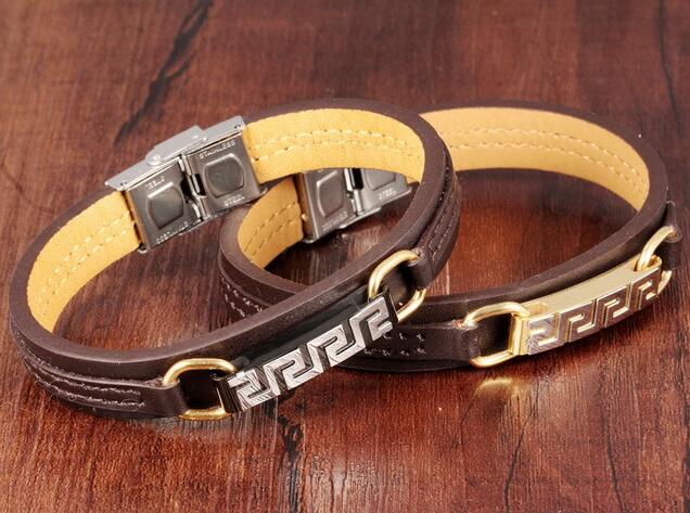 engravable leather bracelets wholesale fashion personalized