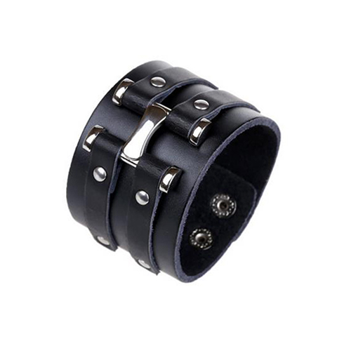 leather bracelets for boys|personalized black leather bracelets for boys