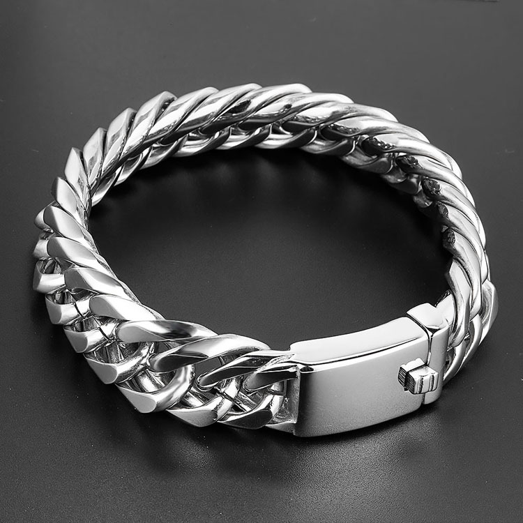 Marlary Stainless Steel Cuban Link Bracelet Supplier China