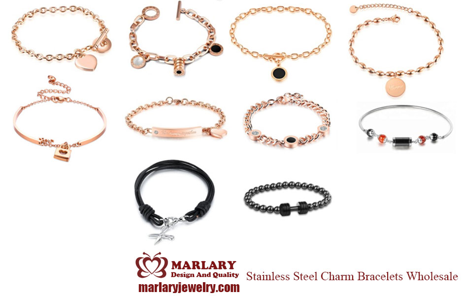 Stainless Steel Charm Bracelets Wholesale Marlaryjewelry Com   Stainless Steel Charm Bracelets Wholesale 