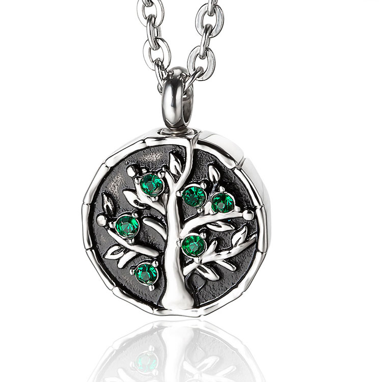 Marlary custom Tree of Life Cremation Urn Jewelry Necklace Pendant for