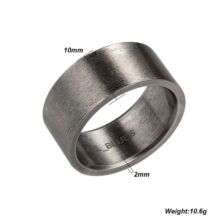 Marlary mens factory cheap custom logo signet ring stainless steel ring blanks