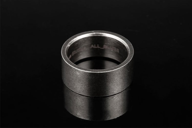 Marlary mens factory cheap custom logo signet ring stainless steel ring blanks