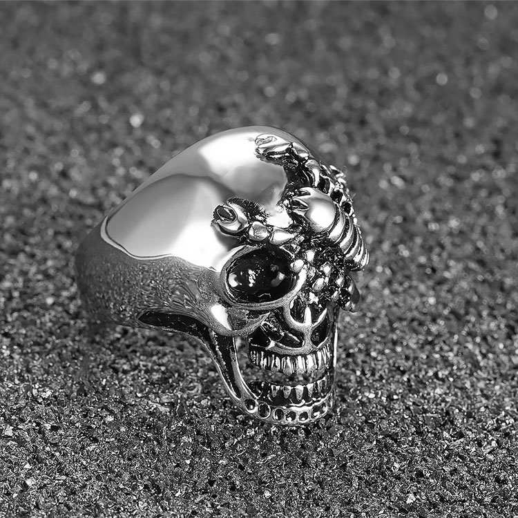 Marlary special offer Jewelry 316L Stainless Steel Scorpion Skull ...