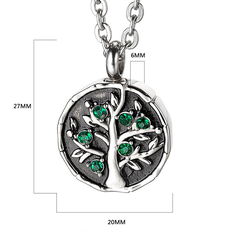 Marlary custom Tree of Life Cremation Urn Jewelry Necklace