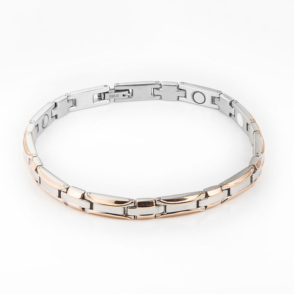 Custom magnetic gold stainless steel bracelet supplier China
